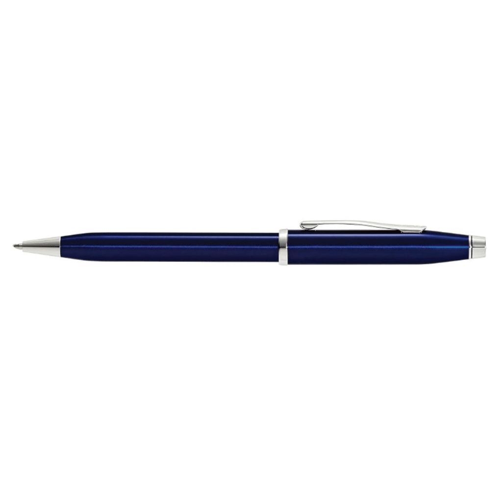 CROSS Century® II Translucent Blue Lacquer with Chrome Plated Appointments Ballpoint Pen