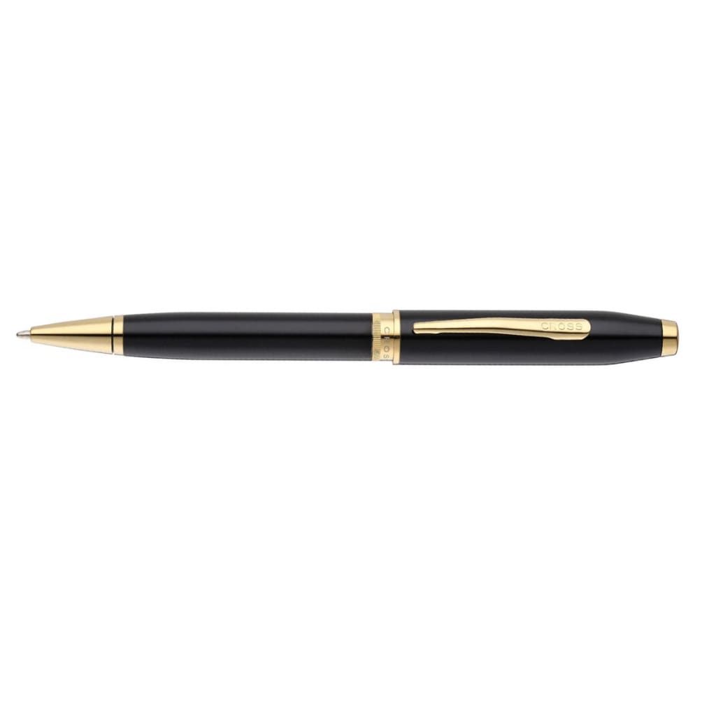 CROSS Foundry Matte Black Lacquer with PVD Black Appointments Ballpoint Pen