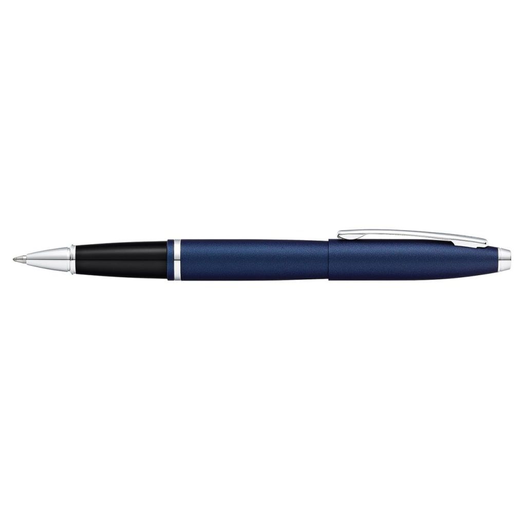 CROSS Calais™ Matte Metallic Blue with Polished Chrome Appointments Selectip® Rollerball Pen