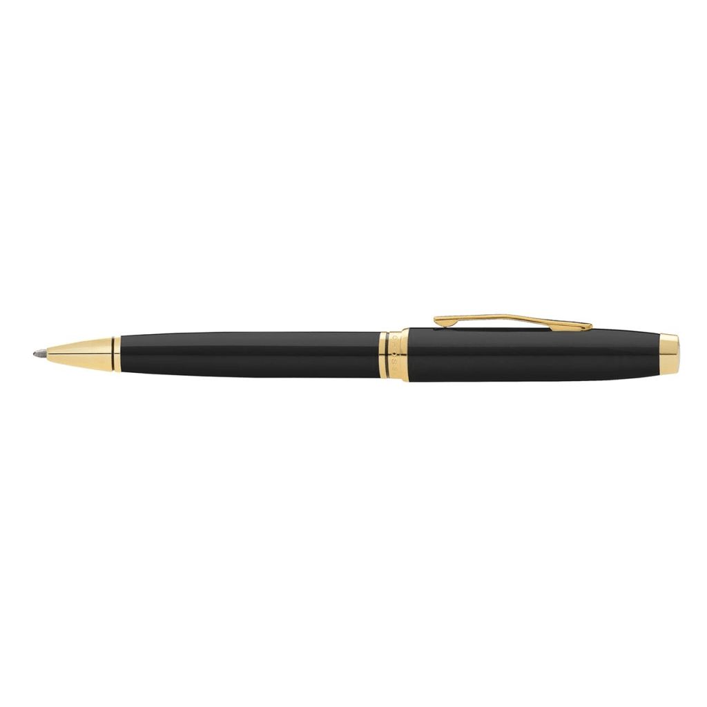 CROSS Coventry Black Lacquer with Gold Tone Appointments Ballpoint Pen
