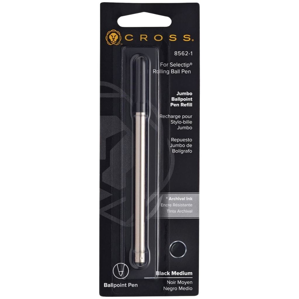CROSS Selectip® Jumbo Ballpoint Pen Refill - Black Medium Jumbo - Single Pack