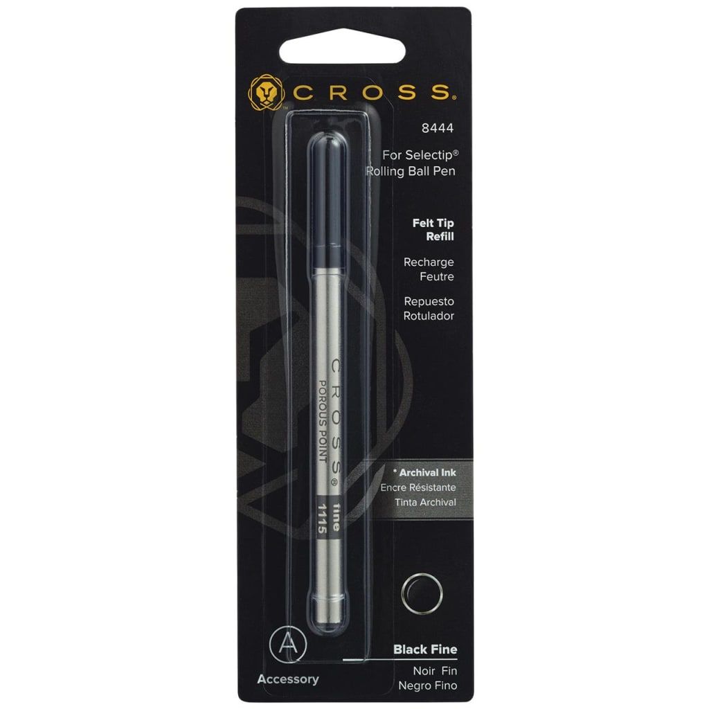 CROSS Selectip® Porous-Point Refill - Black Fine - Single Pack