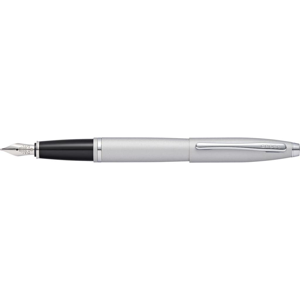 CROSS Calais™ Satin Chrome with Polished Chrome Appointments and Medium Stainless Steel Nib Fountain Pen