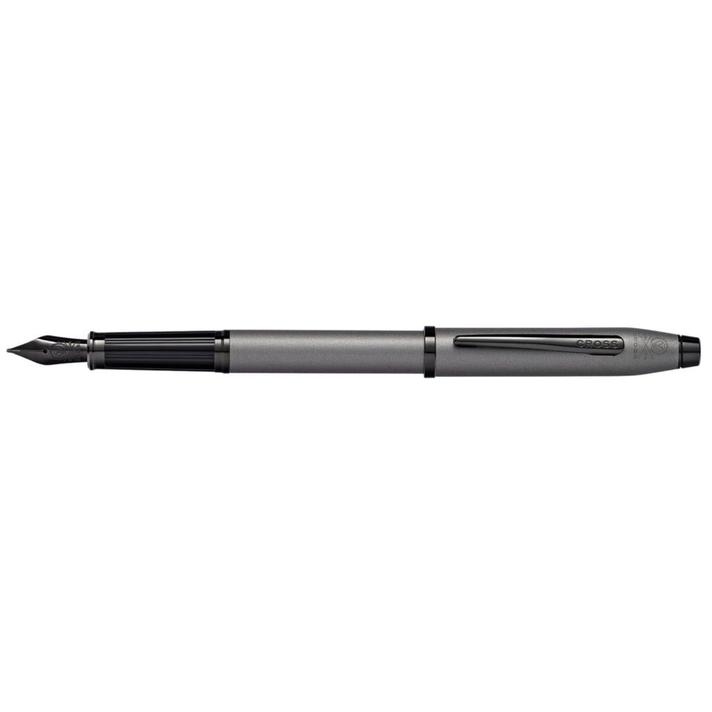 CROSS Century® II Gunmetal Gray with Polished Black PVD Appointments and Polished Black PVD Coated Stainless Steel Fine Nib Fountain Pen