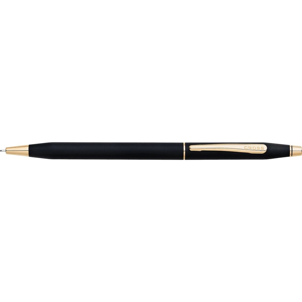 CROSS Classic Century® Cross Classic Black with 23KT Gold-Plated Appointments 0.7mm Pencil