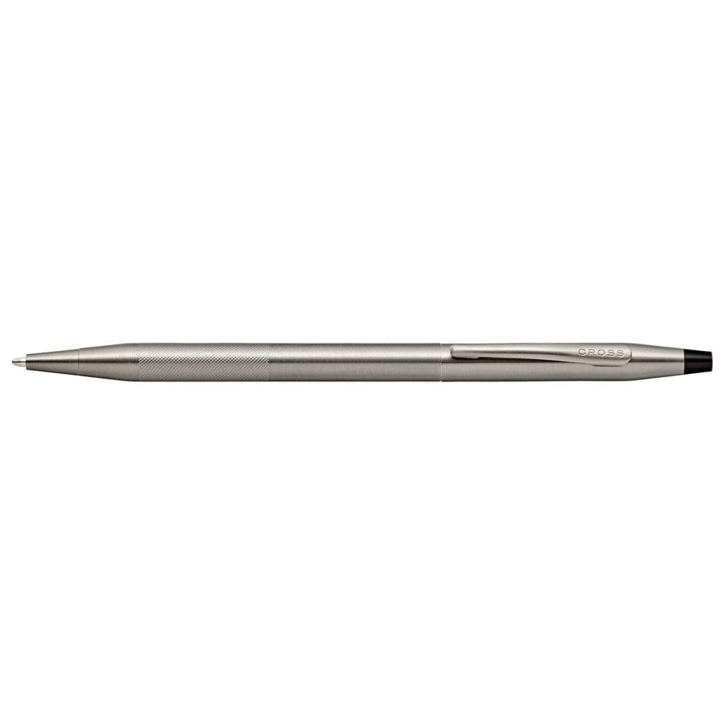 CROSS Classic Century® Titanium Gray Micro Knurl and Brushed Titanium Gray PVD Ballpoint Pen