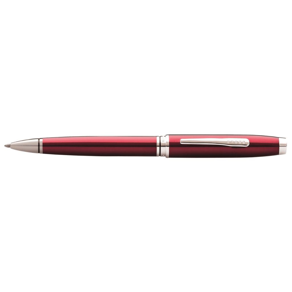 CROSS Coventry Red Lacquer with Polished Chrome Appointments Ballpoint Pen