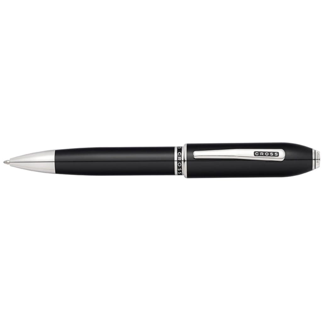 CROSS Peerless™ Obsidian Black Lacquer with Platinum-plated Appointments Selectip® Rollerball Pen