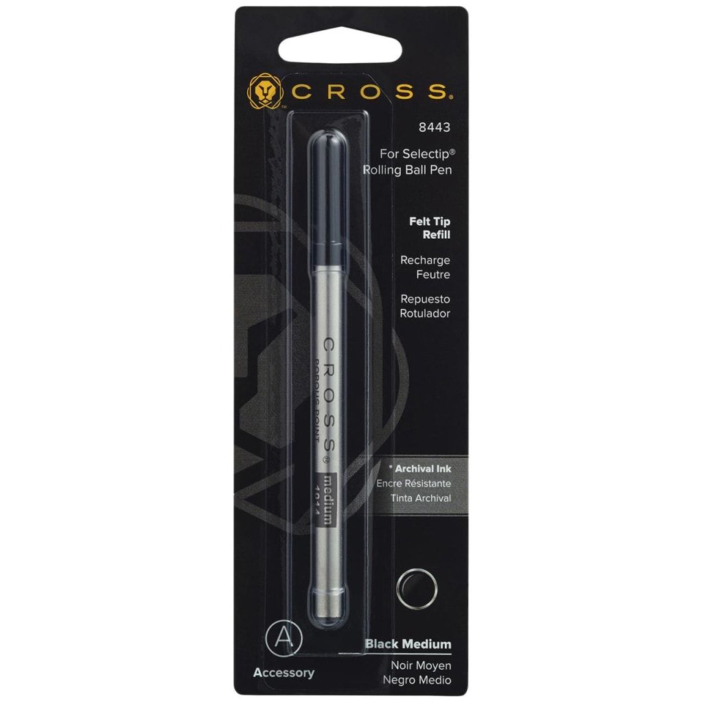 CROSS Selectip® Porous-Point Refill - Black Medium - Single Pack