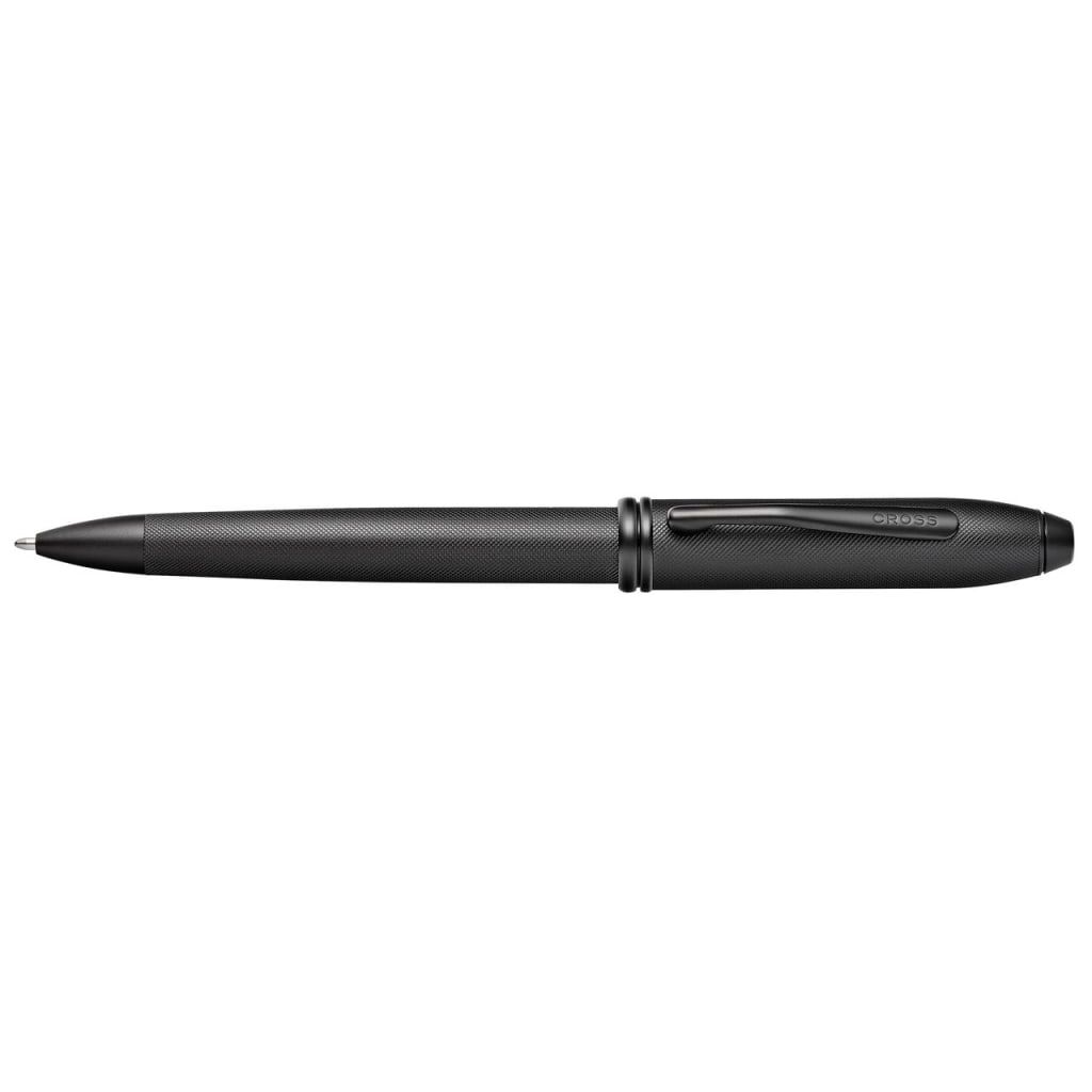 CROSS Townsend® Black Micro-knurl with Matte Black PVD Appointments Ballpoint Pen