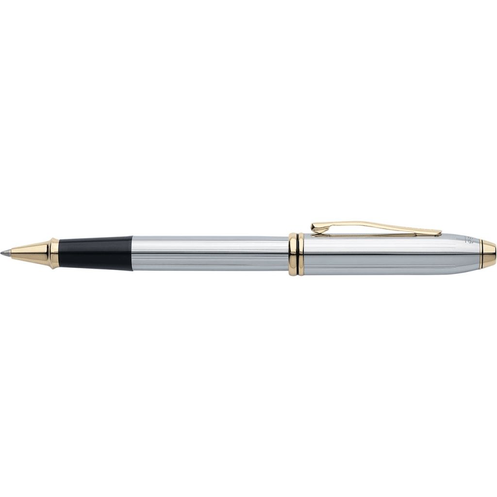 CROSS Townsend® Medalist® Polished Chrome with 23KT Gold-Plated Appointments Selectip® Rollerball Pen