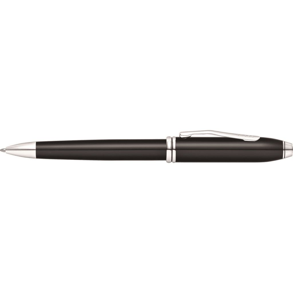 CROSS Townsend® Black Lacquer with Polished Chrome Appointments Ballpoint Pen