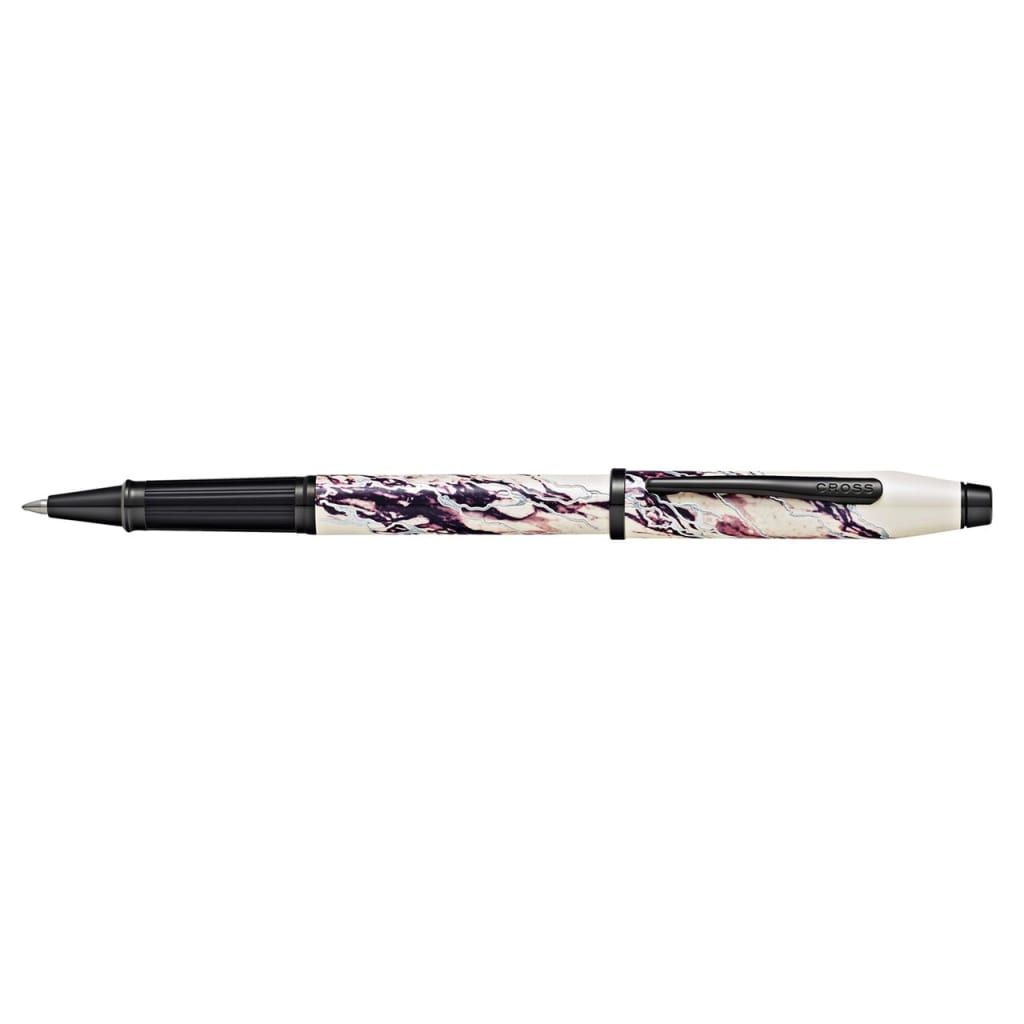 CROSS Wanderlust Everest with Chrome-Plated Engravings and Polished Black PVD Appointments Rollerball Pen