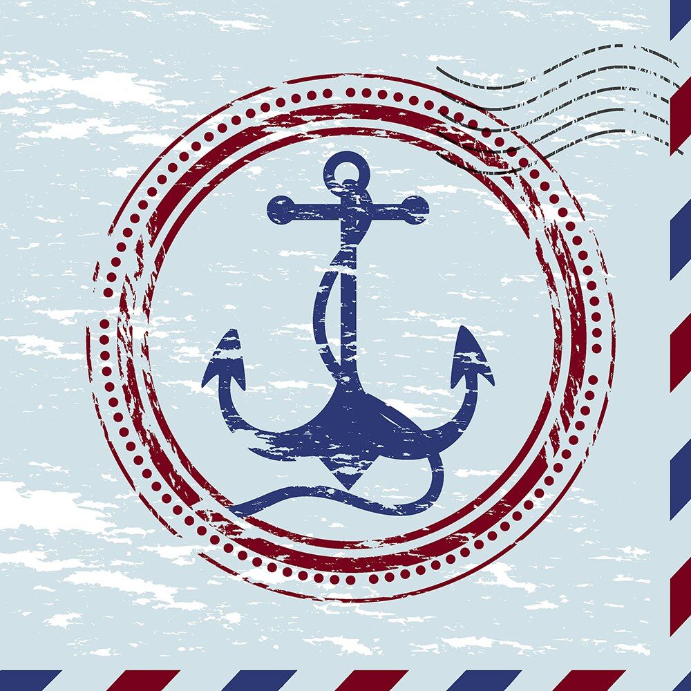 PAPER+DESIGN Luncheon Napkins 33cm - Anchor (Pack of 20)