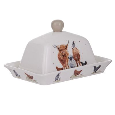 ASHDENE Paddock Pals Butter Dish