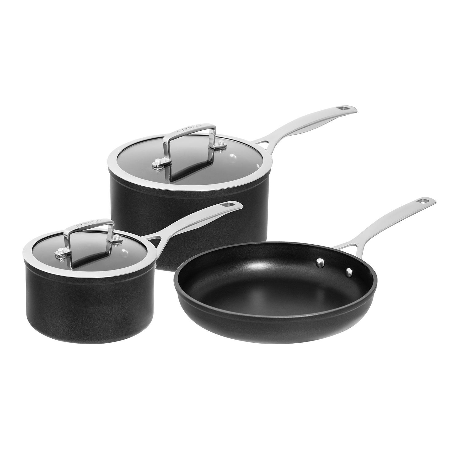PYROLUX Ignite 3 Piece Cookware Set - 14cm &amp; 18cm Saucepans + 26cm Fry Pan