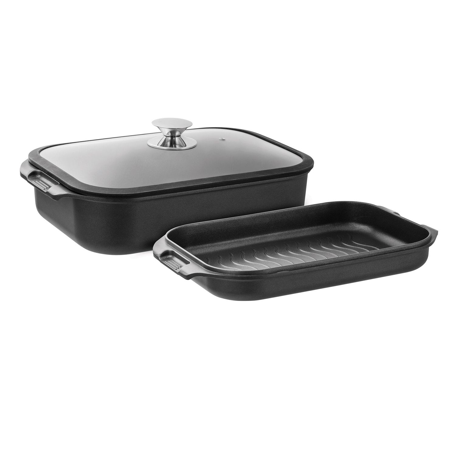 PYROLUX Ignite 3 Piece Double Roaster and Grill Set - 3 Piece Set