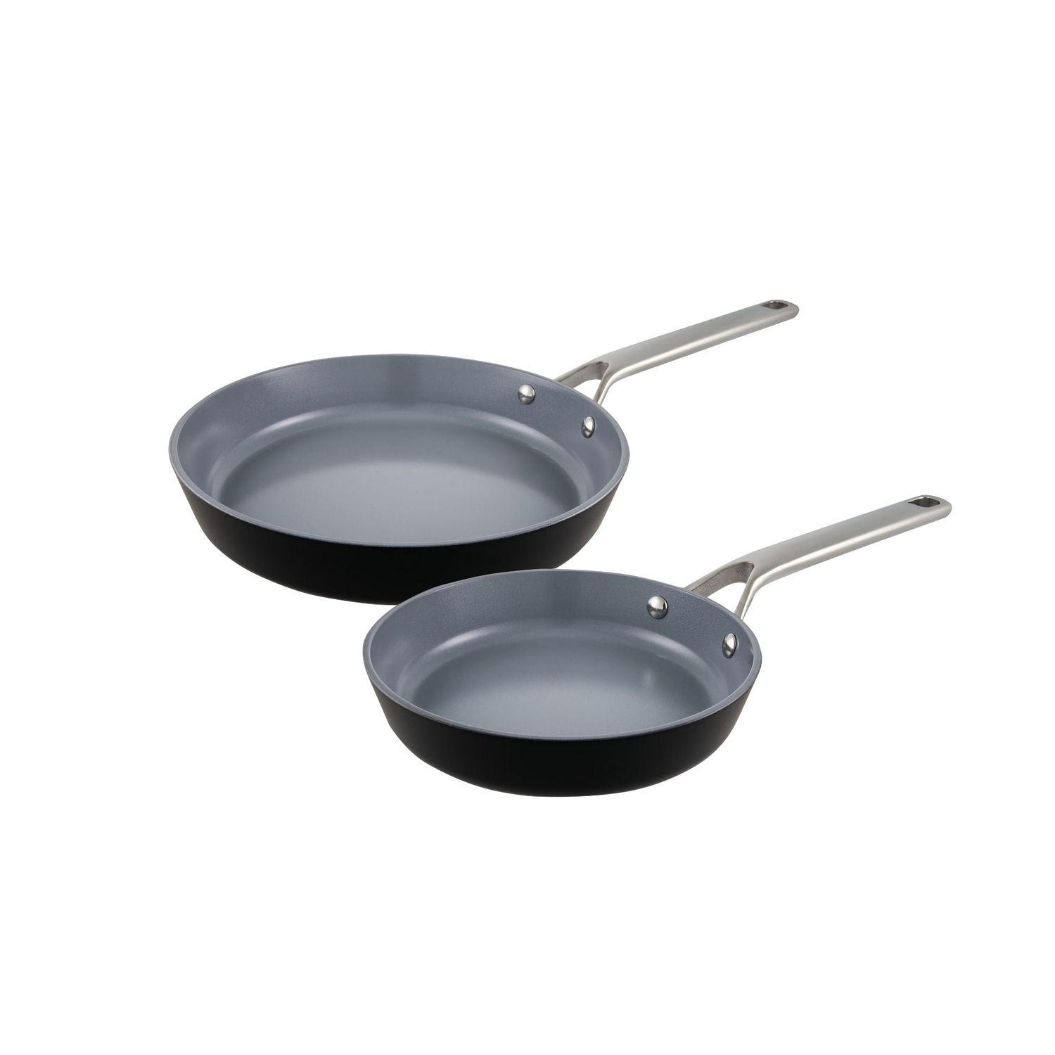 PYROLUX Nexgen 2 Piece Fry Pan Ebony - 2 Piece Set