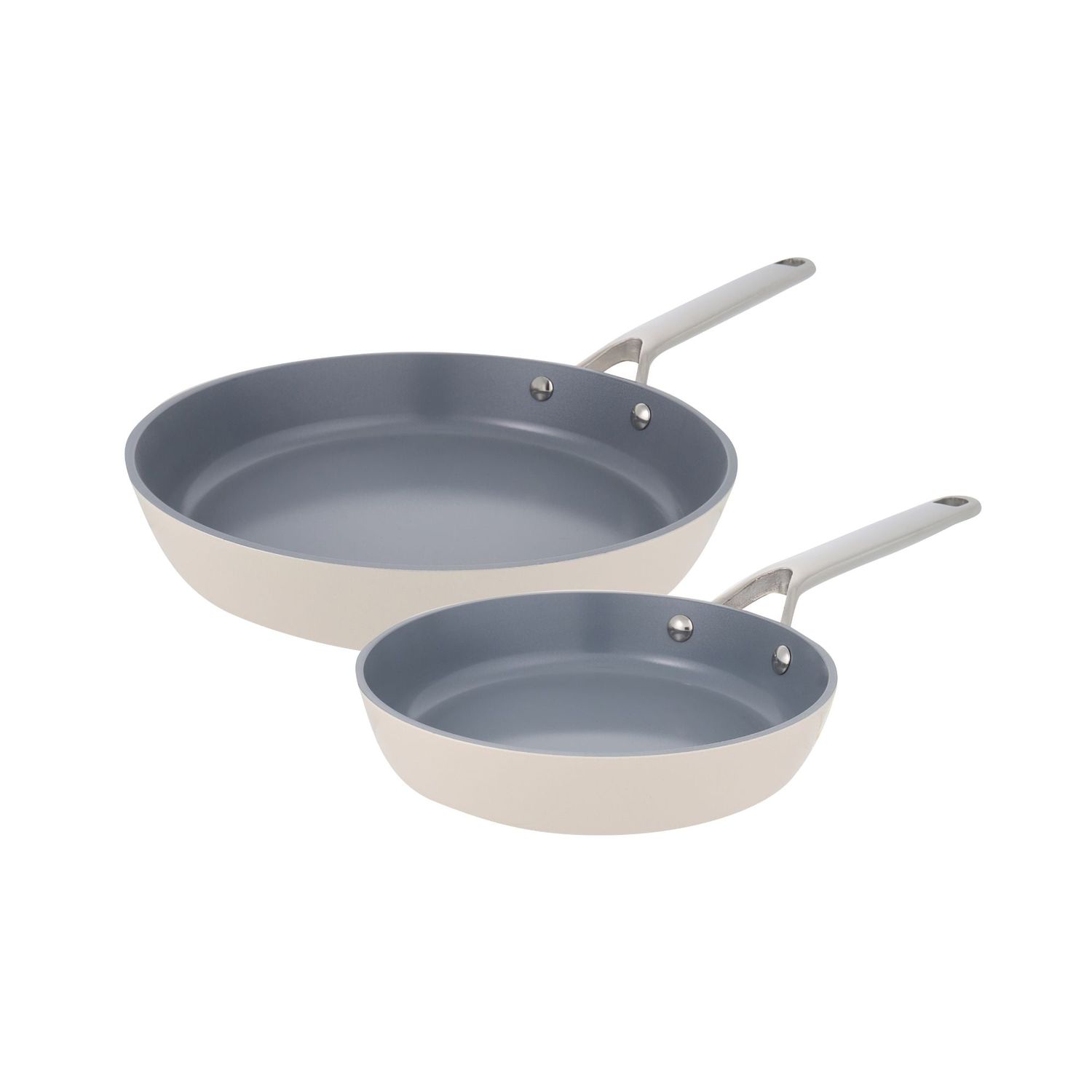 PYROLUX Nexgen 2 Piece Fry Pan Ivory - 2 Piece Set