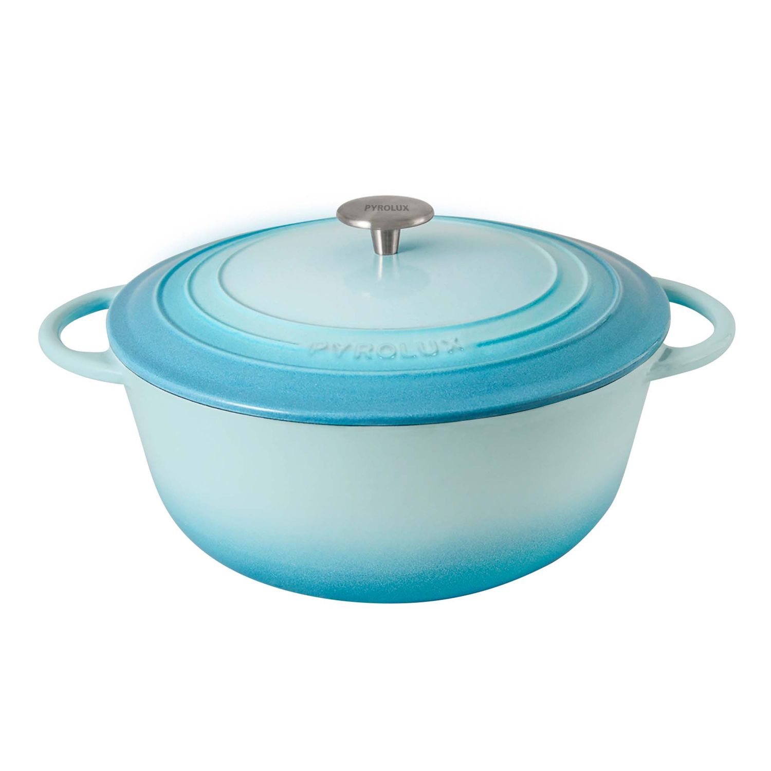 PYROLUX Pyrochef Round French Oven Duck Egg Blue - 28cm/6L