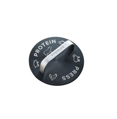 PYROLUX Round Protein Press in Black PVD 17cm