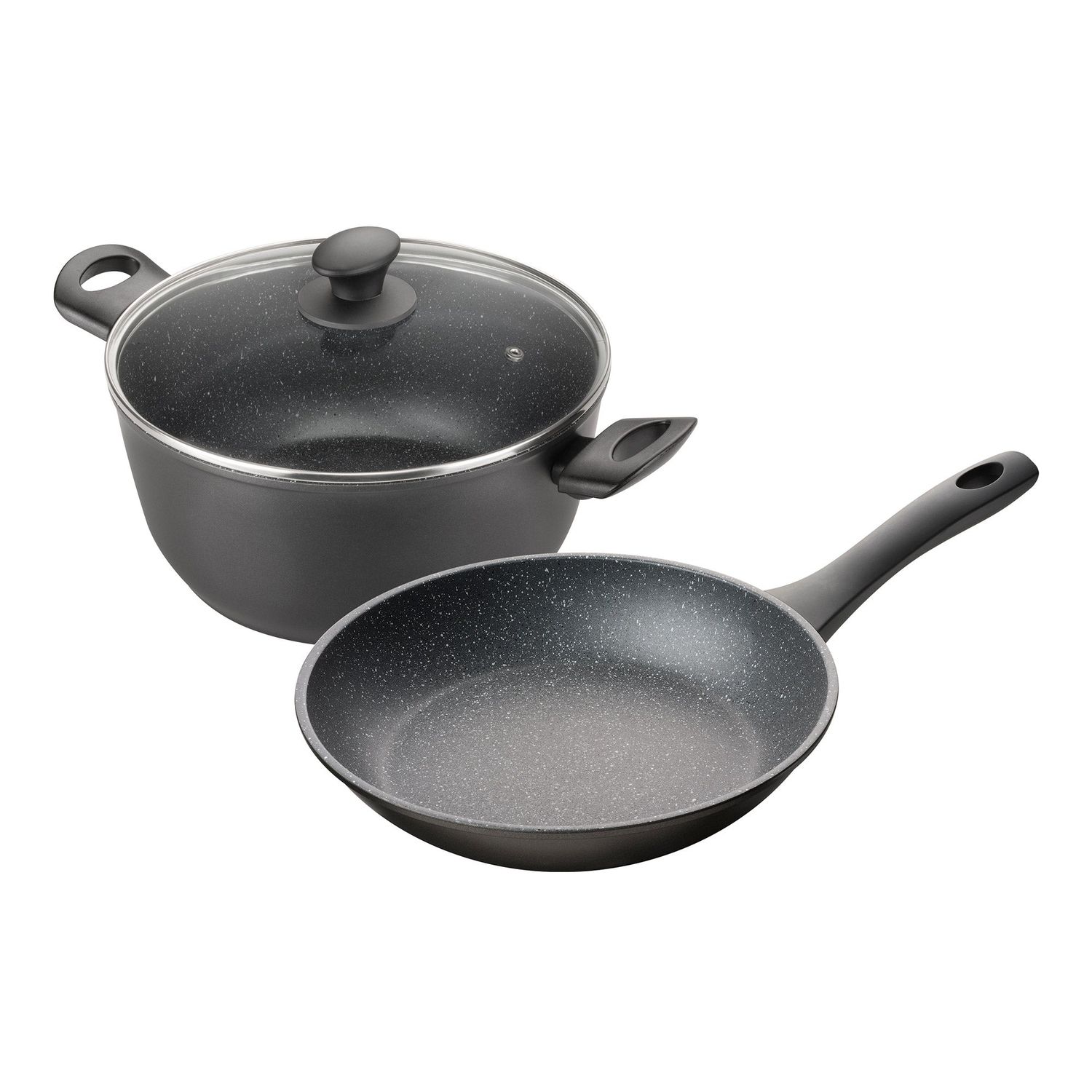 PYROLUX Pyrostone 2 Piece Cookware Set - 26cm Fry Pan &amp; 26cm Casserole