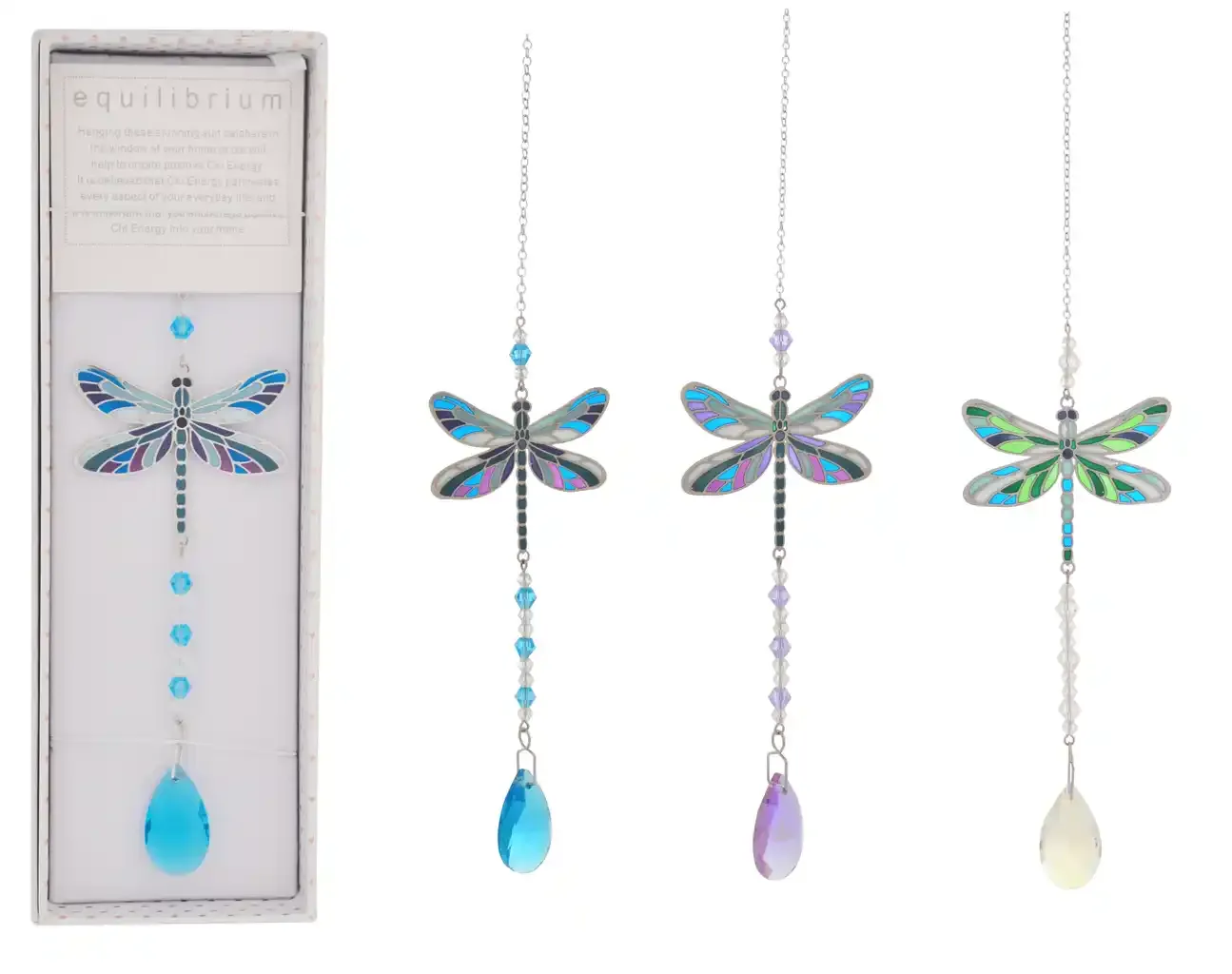 EQUILIBRIUM Dragonfly Suncatcher - Assorted Designs