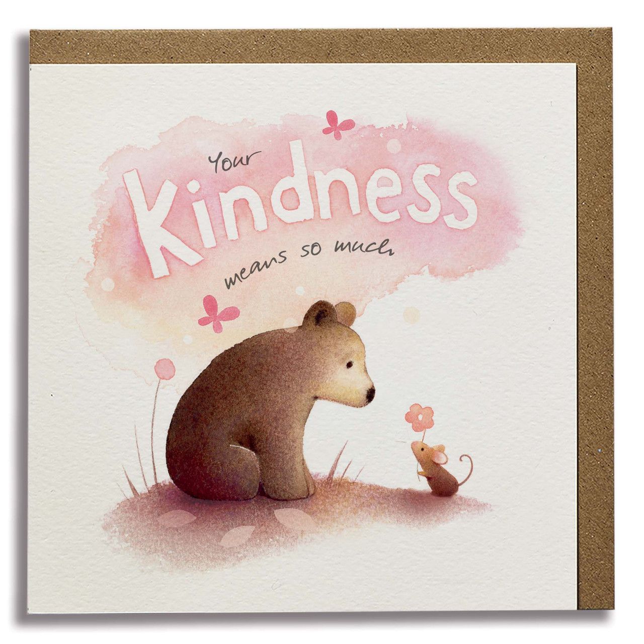 GINGER BETTY LIMITED Kindness Bear &amp; Mouse Thank You Card