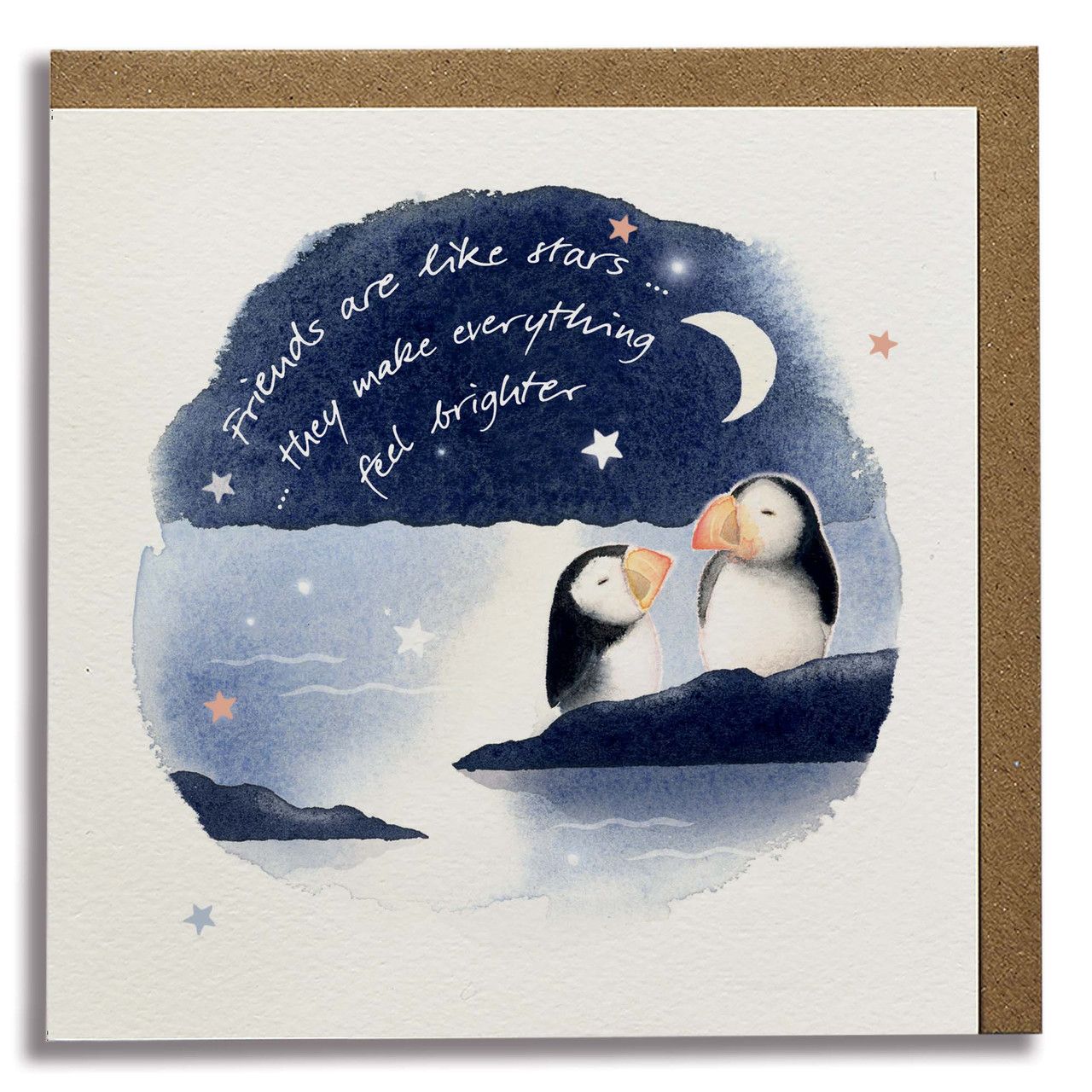GINGER BETTY LIMITED Friends Are Like Stars Puffins