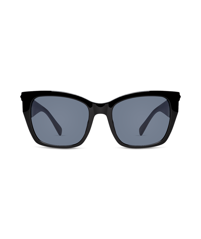 WOLLUMBIN Crescent Women's Sunglasses - Black/Smoke