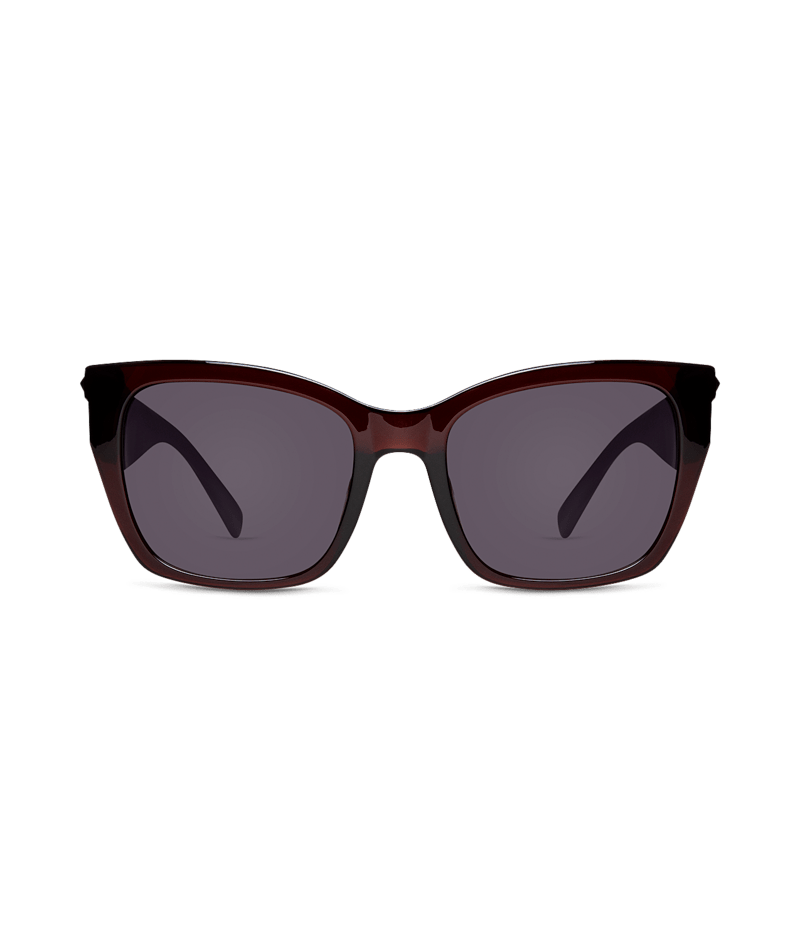 WOLLUMBIN Crescent Women's Sunglasses - Wine Tort/Merlot
