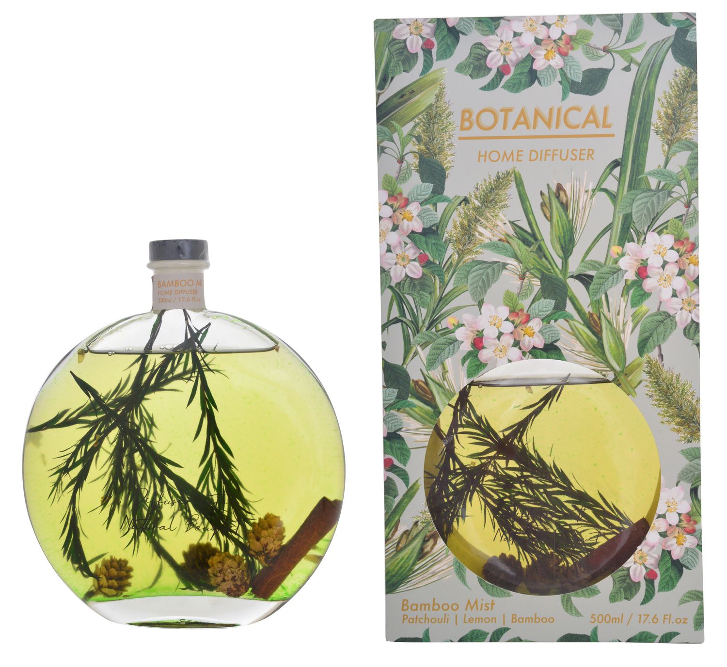 BOTANICAL Round Diff 200ml - Bamboo Mist