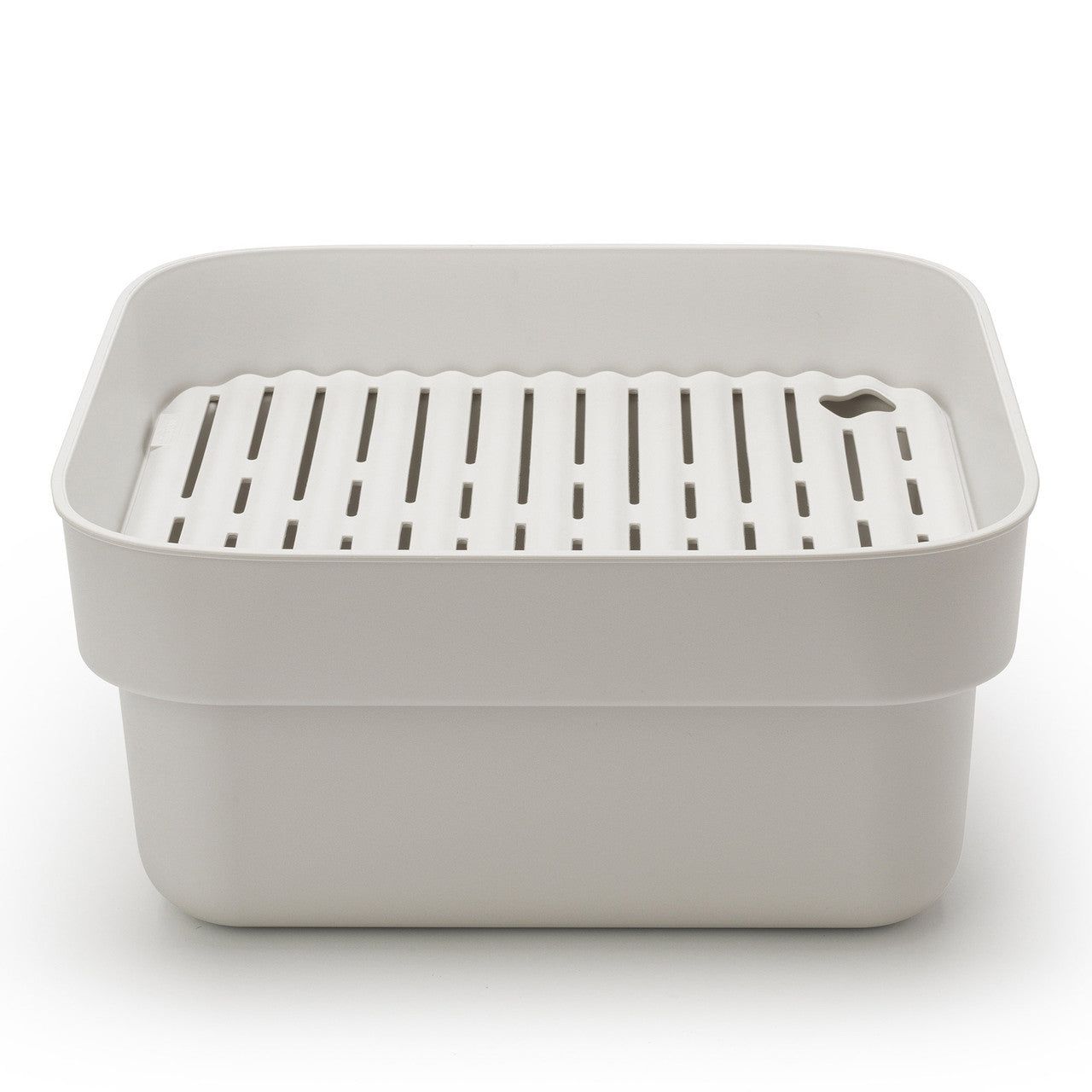 BRABANTIA SinkSide Washing Up Bowl + Drying Tray - Light Grey