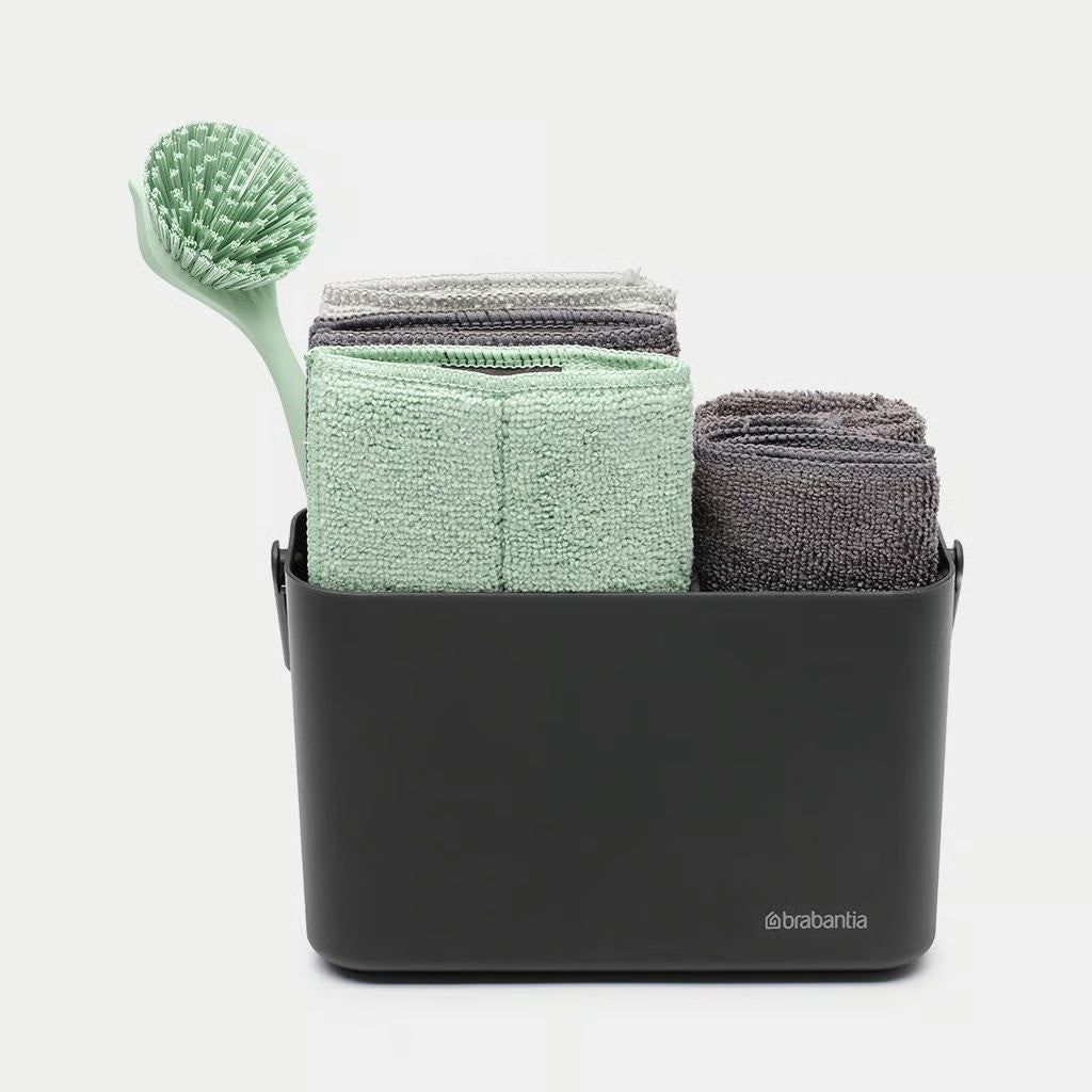 BRABANTIA SinkSide Cleaning Set - Dark Grey