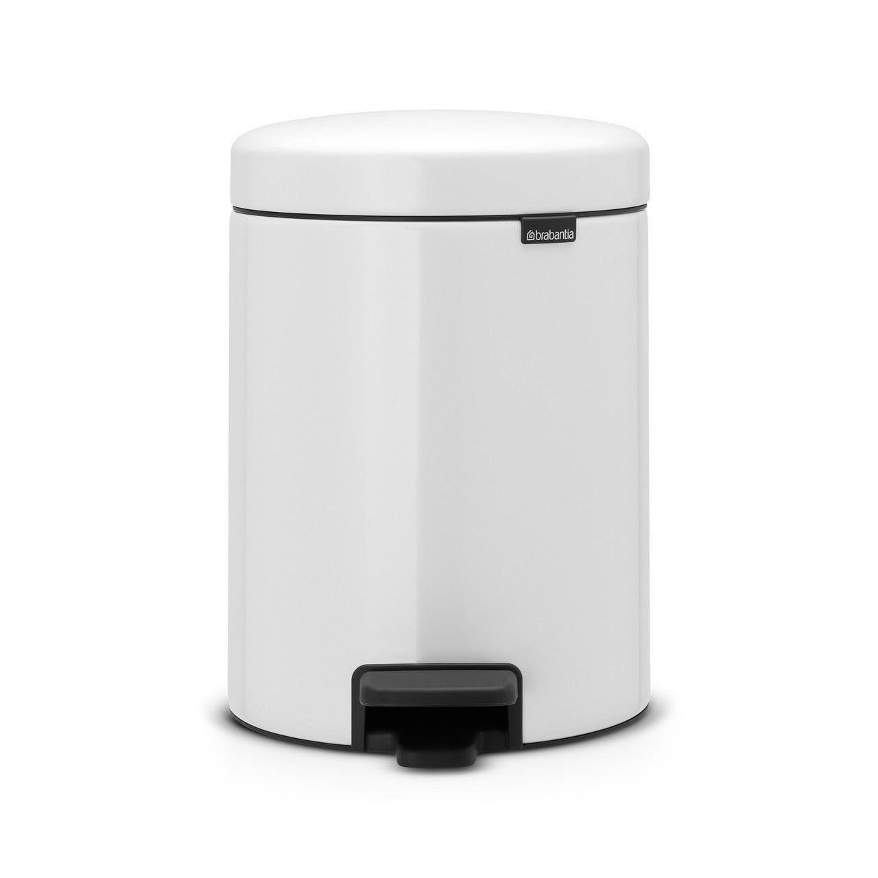 BRABANTIA NewIcon Pedal Bin, 5L - White