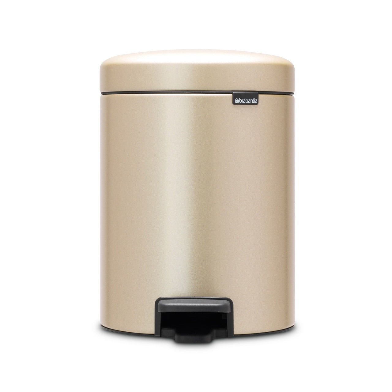 BRABANTIA NewIcon Pedal Bin, 5L - Metallic Gold