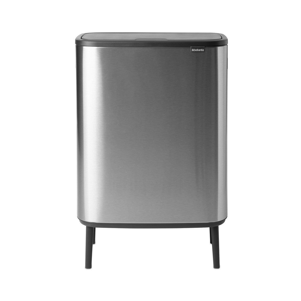 BRABANTIA Bo Touch Bin Hi, 60L - Matt Steel Fingerprint Proof