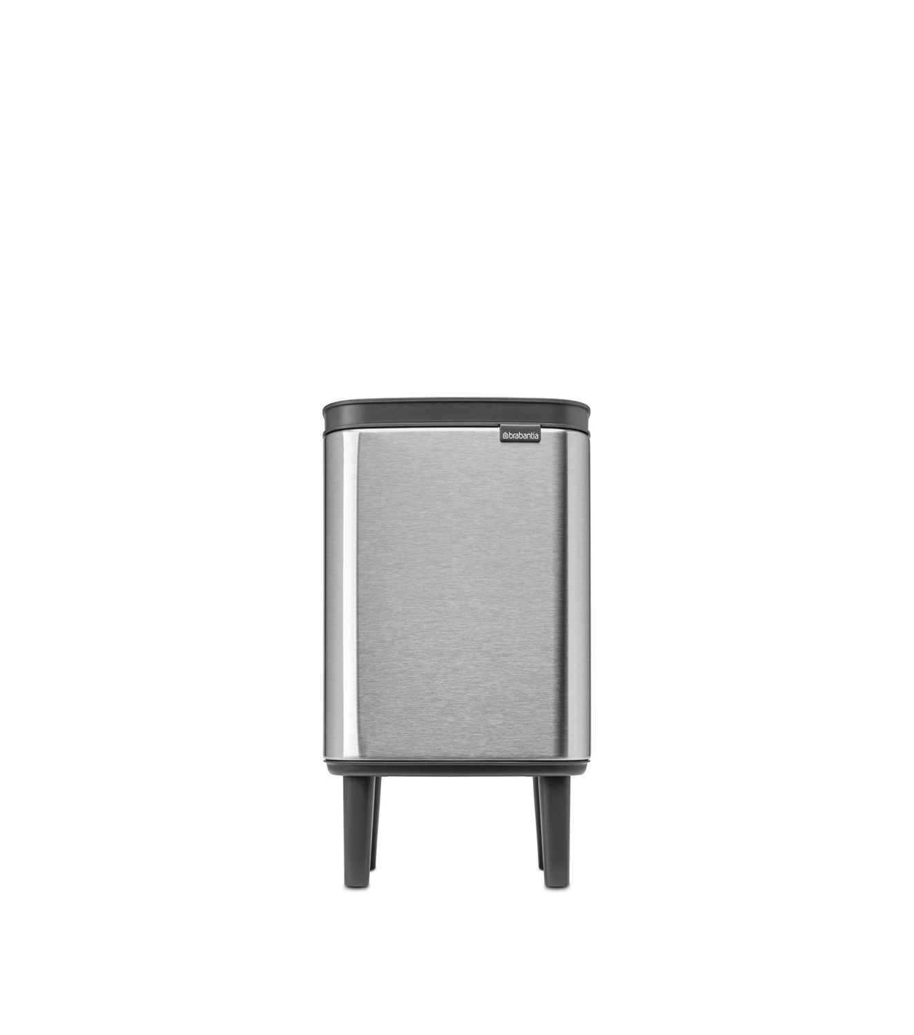 BRABANTIA Bo Waste Bin Hi, 4L - Matt Steel Fingerprint Proof