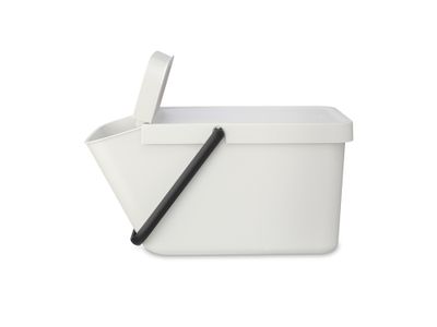 BRABANTIA Sort &amp; Go Stackable Bin, 20L - Light Grey