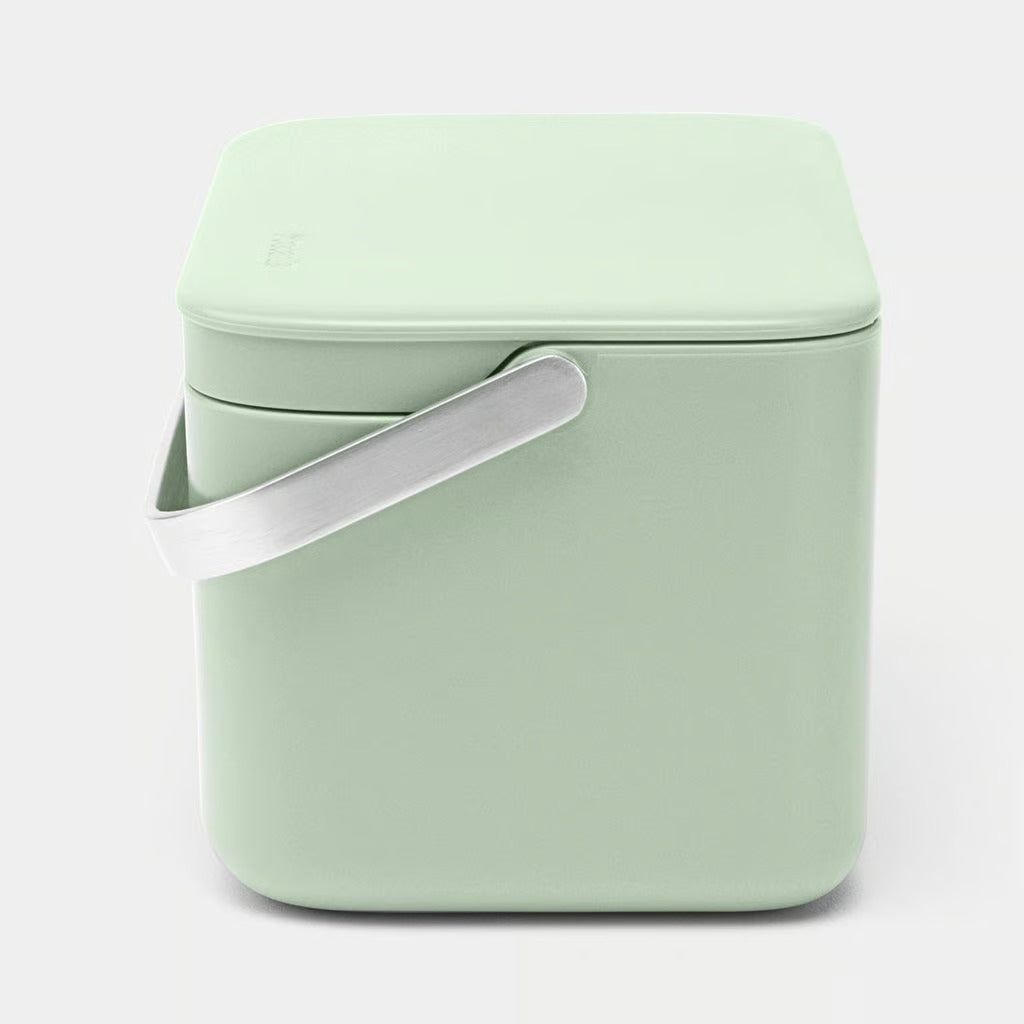 BRABANTIA SinkSide Food Waste Caddy, 1.8L - Jade Green