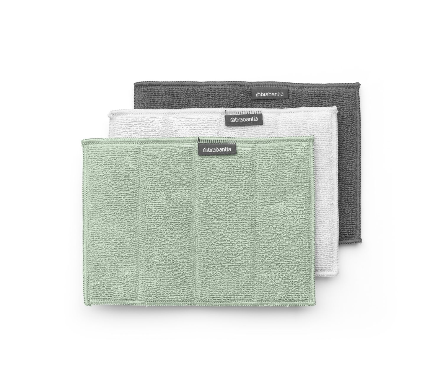 BRABANTIA SinkSide Microfibre Cleaning Pads - Mixed