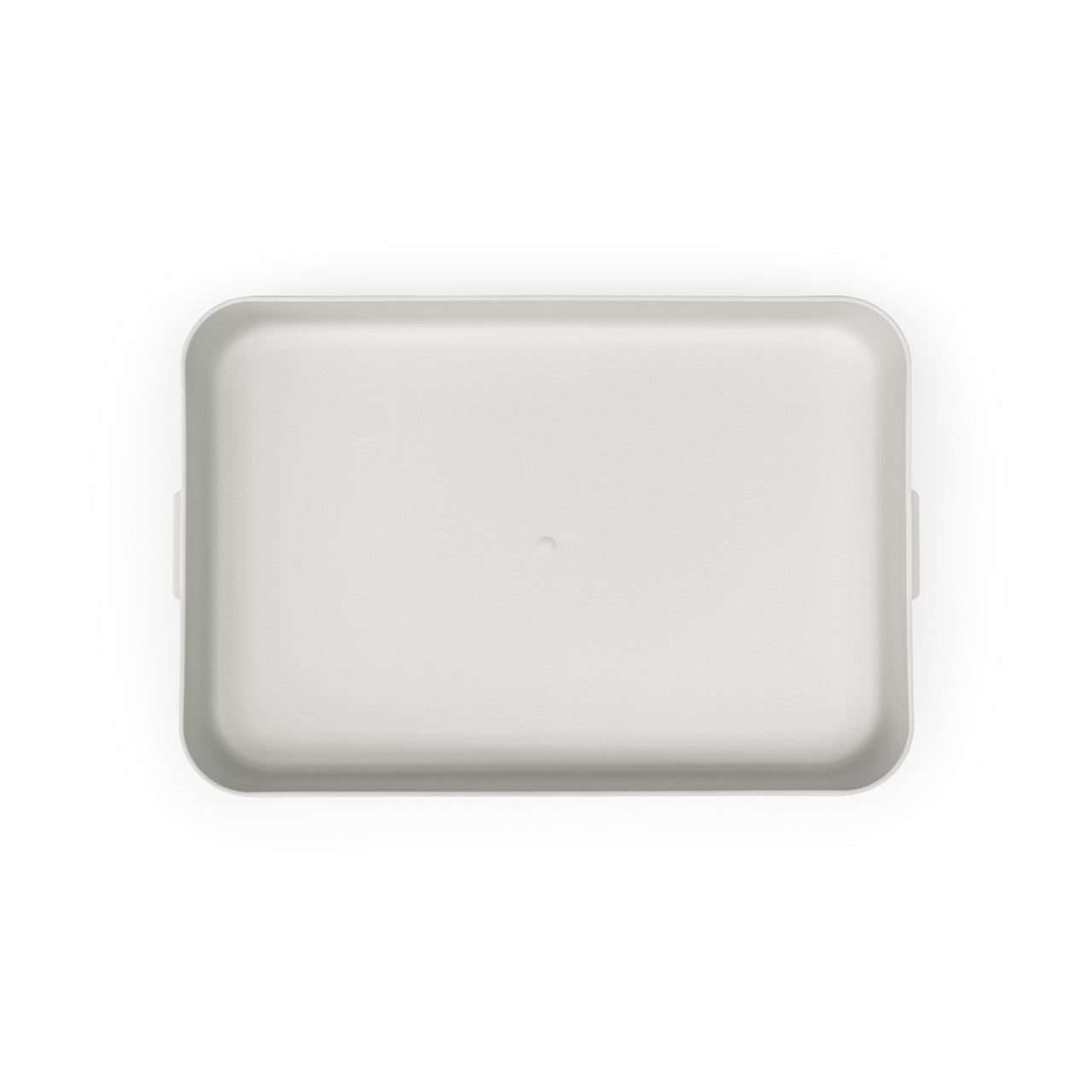 BRABANTIA Make &amp; Take Lunch Box, Flat, Plastic - Light Grey