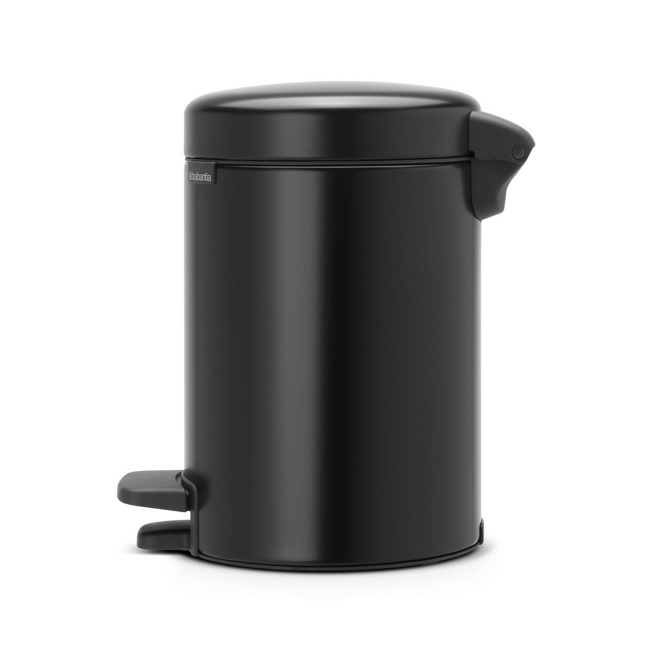 BRABANTIA NewIcon Pedal Bin, 5L - Matt Black