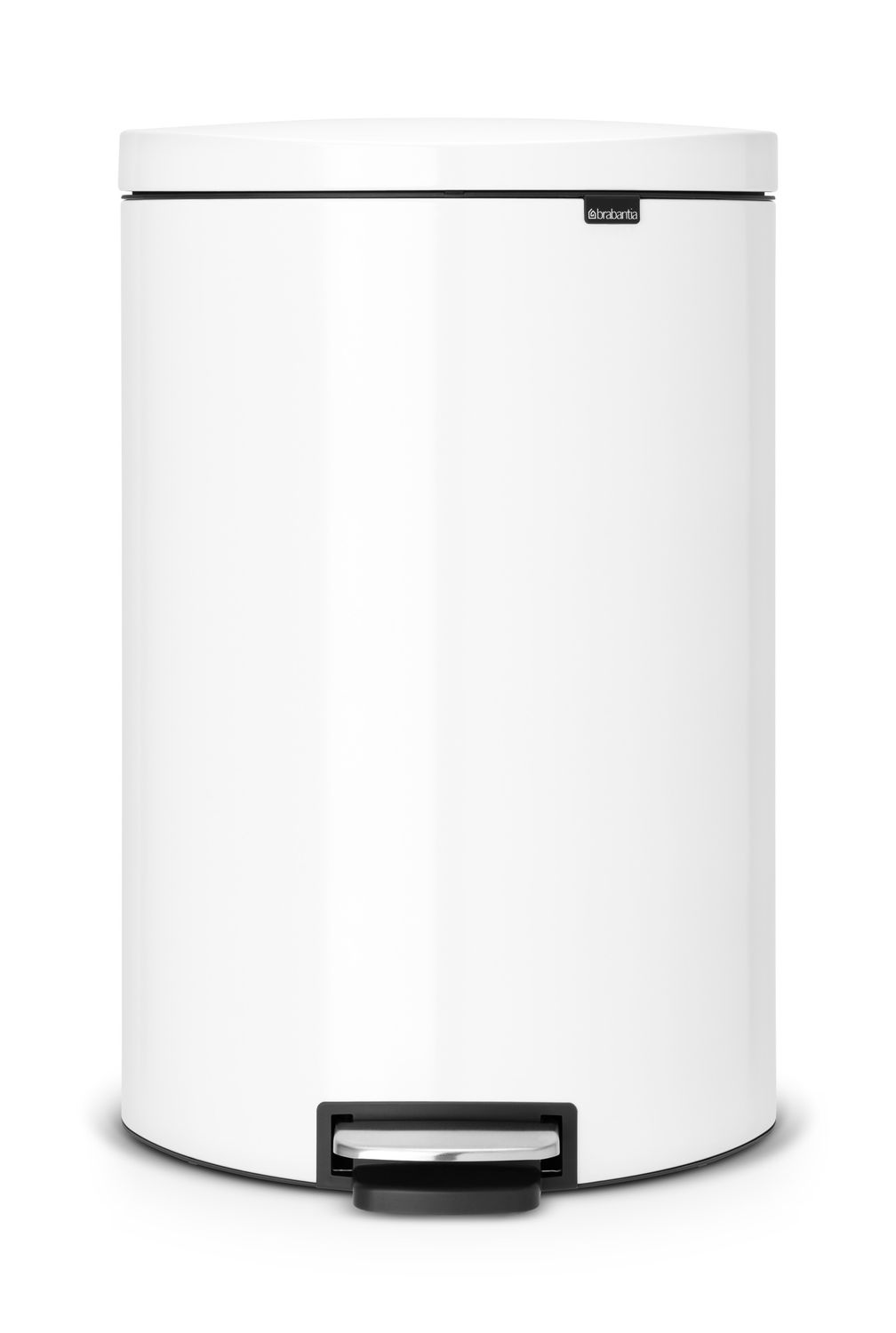 BRABANTIA Pedal Bin FlatBack+, 40L - White