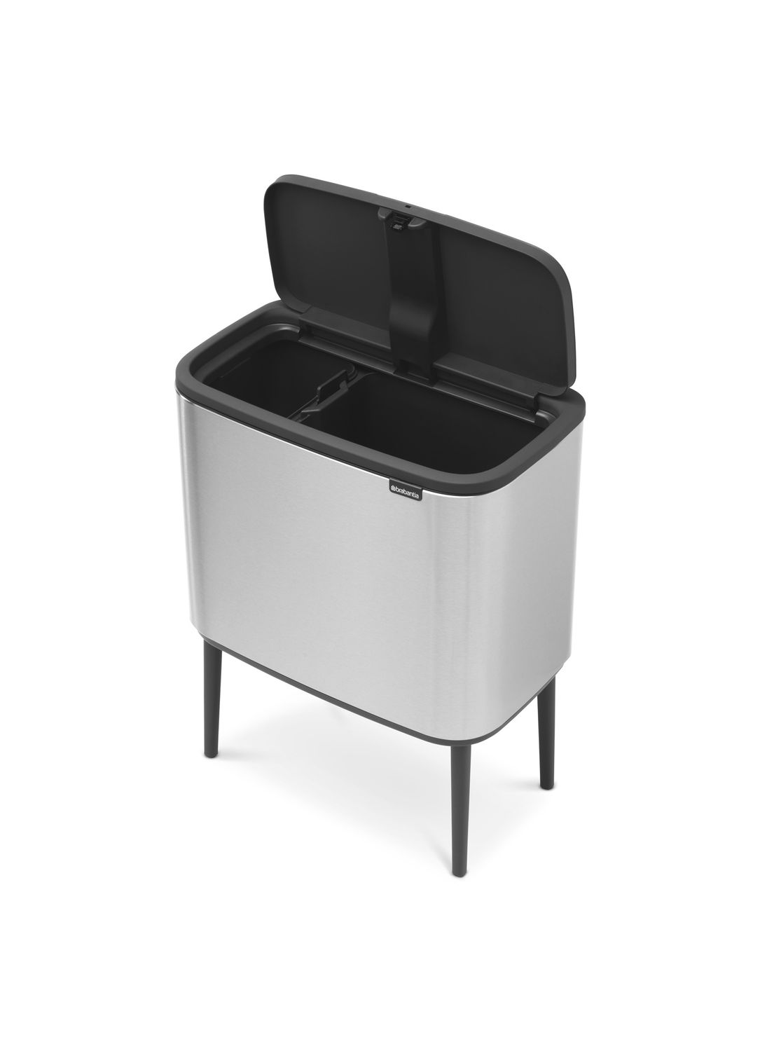 BRABANTIA Bo Touch Bin, 11 + 23L - Matt Steel Fingerprint Proof