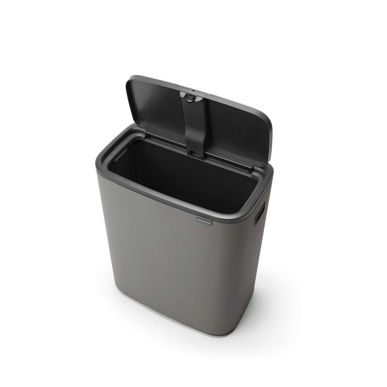 BRABANTIA Bo Touch Bin, 60L - Mineral Concrete Grey
