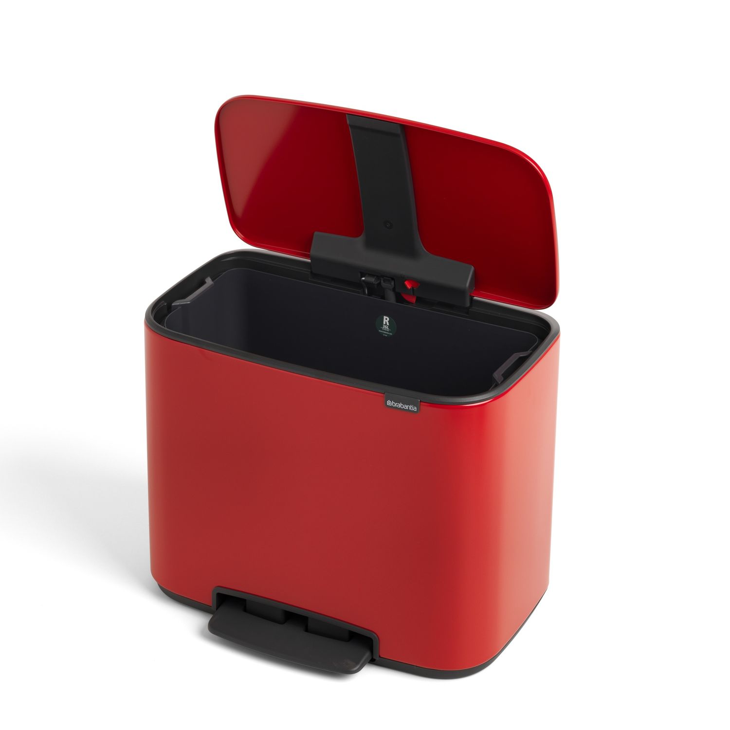 BRABANTIA Bo Pedal Bin, 36L - Passion Red
