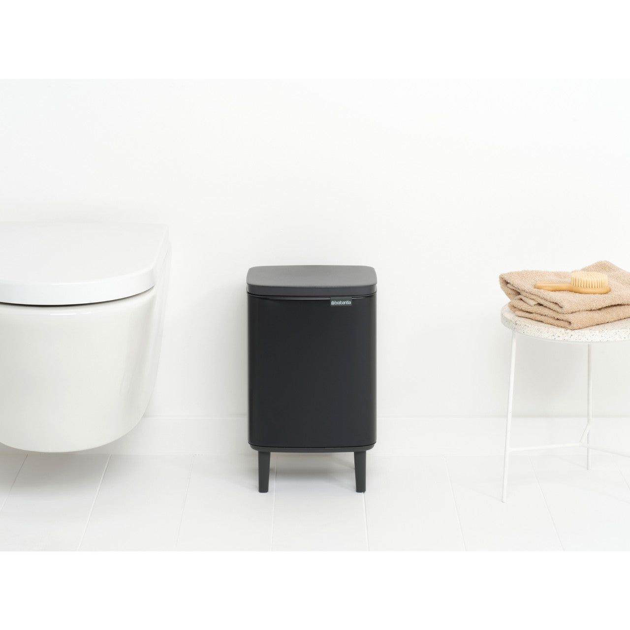 BRABANTIA Bo Waste Bin Hi, 7L - Matt Black