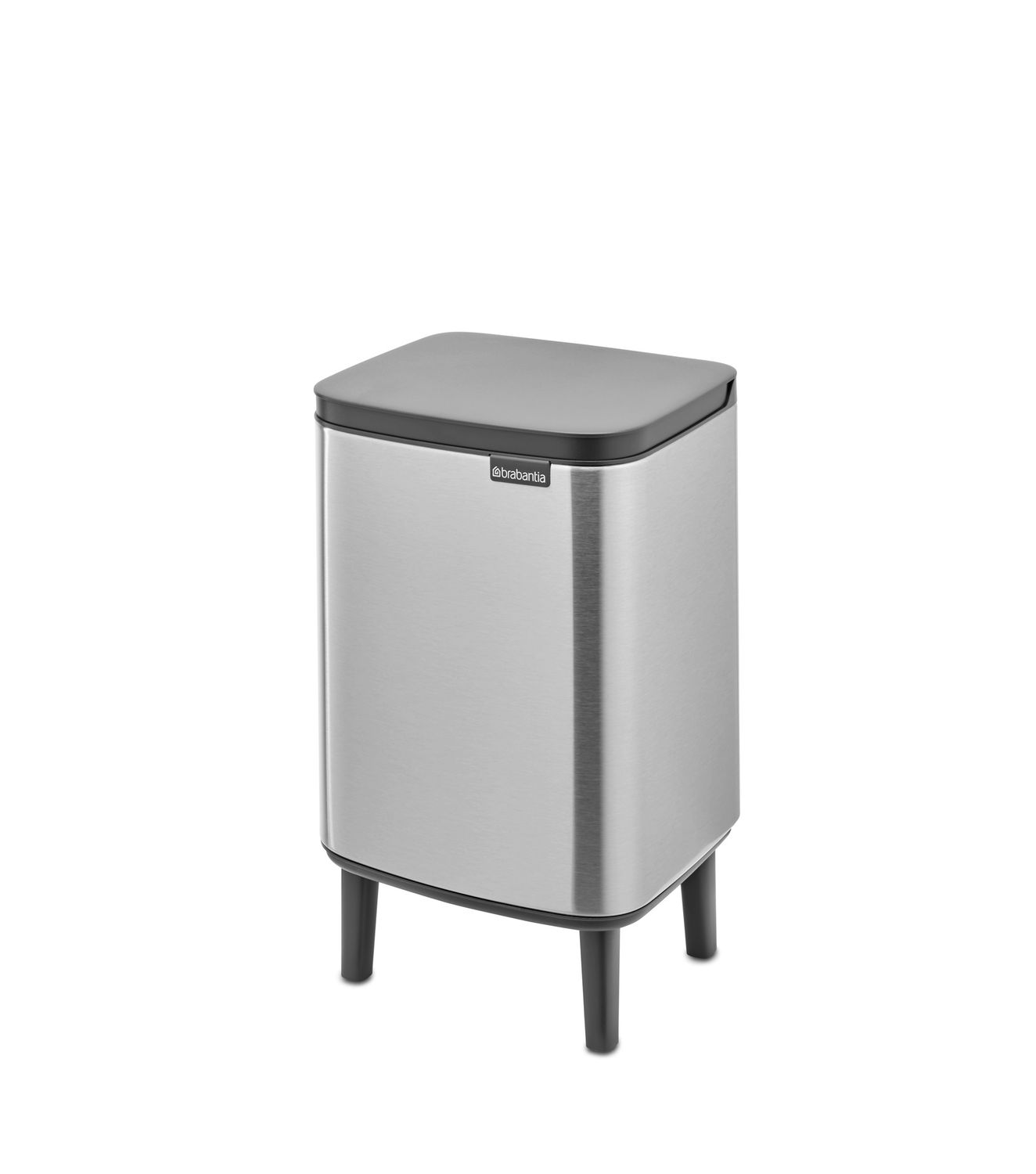 BRABANTIA Bo Waste Bin Hi, 7L - Matt Steel Fingerprint Proof