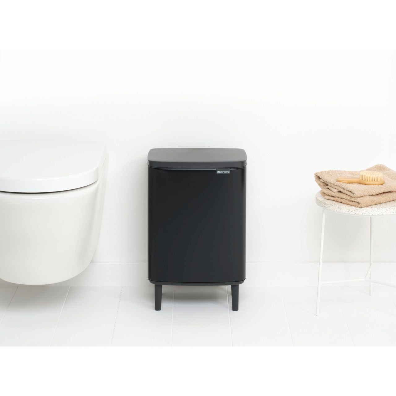 BRABANTIA Bo Waste Bin Hi, 12L - Matt Black
